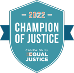 Champion of Justice 2022 Badge