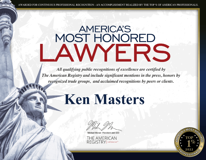America's Most Honored Lawyers Ken Masters